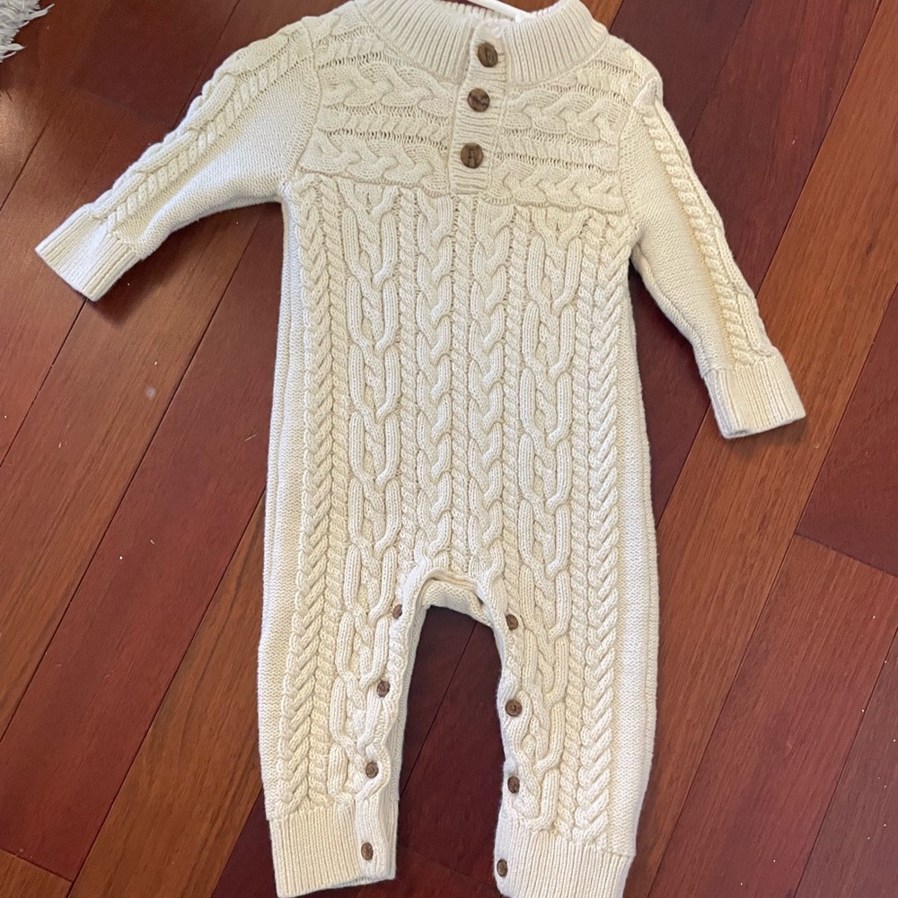 Baby GAP sweater onesie 6-12 months